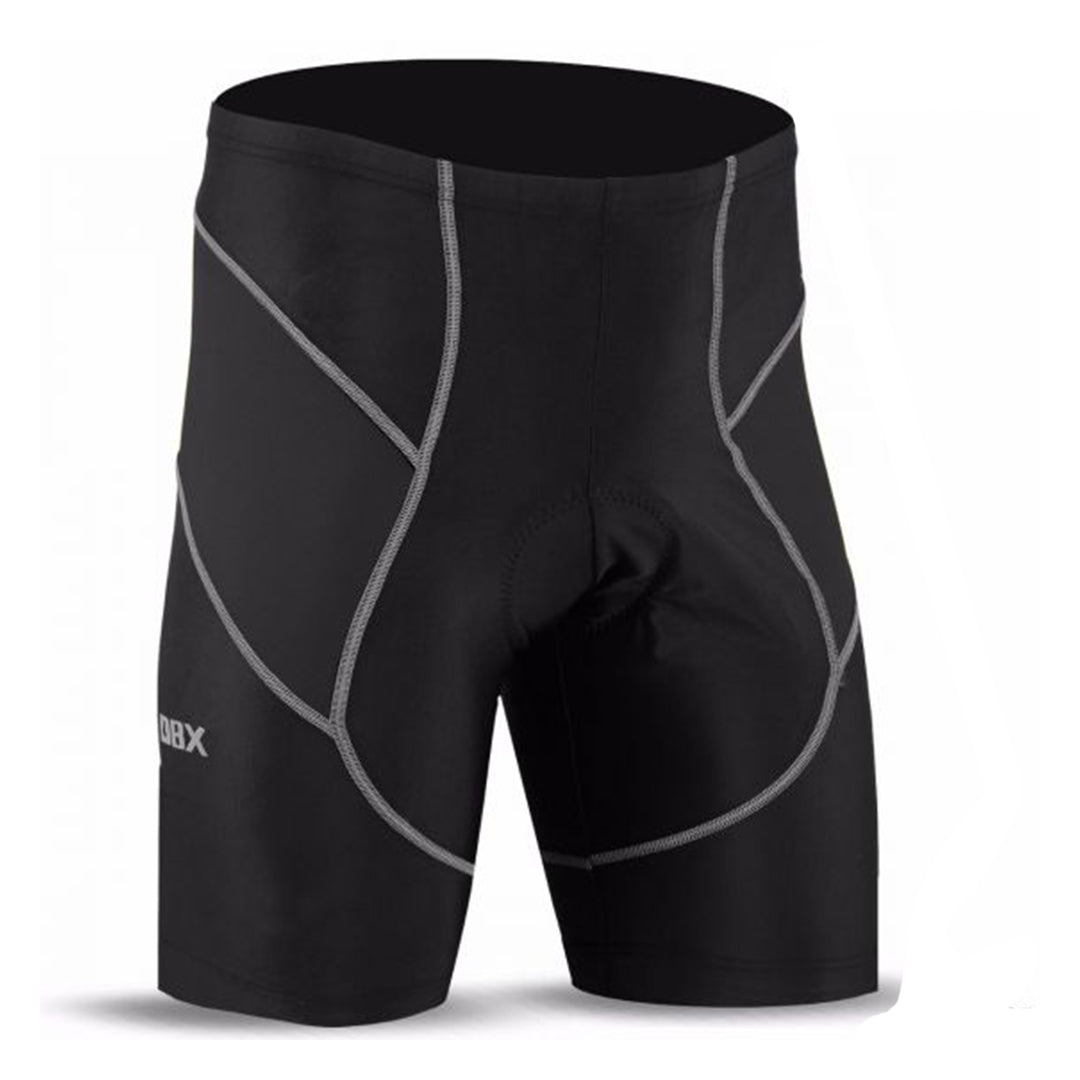 Mens Padded Cycling Bib shorts Gray