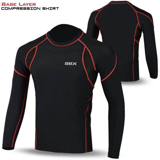 DBXGEAR Men's Compression Armour Base Layer Top Fitness Running Sports