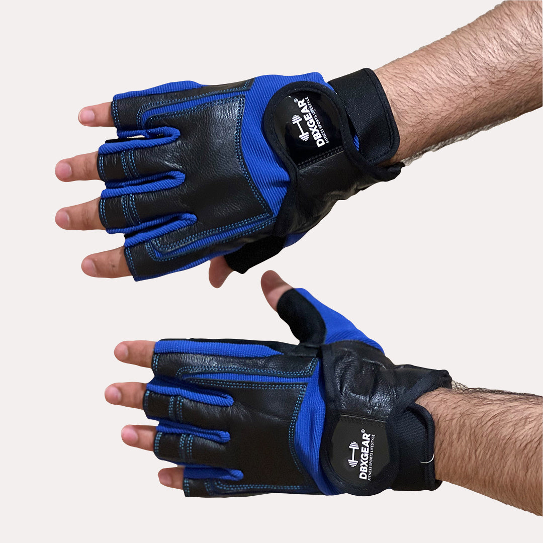 Leather Weight Lifting Gloves - DBXGEAR