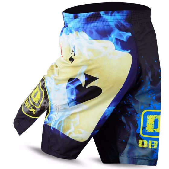 MMA Grappling Kick Boxing Shorts - Aces Print - DBXGEAR
