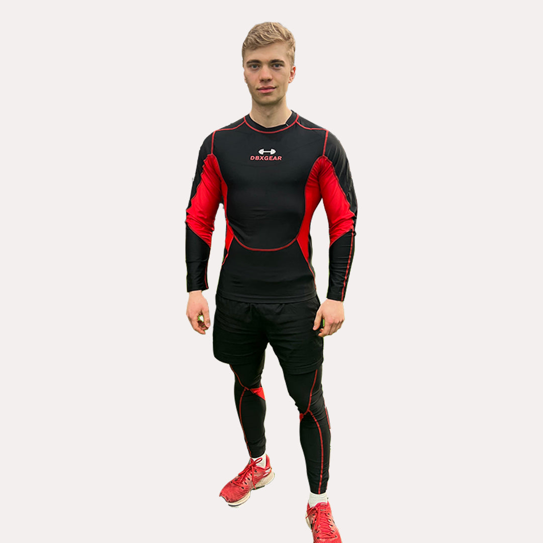 Mens Full Body Compression Suit Thermal Skins Base Layer Tights