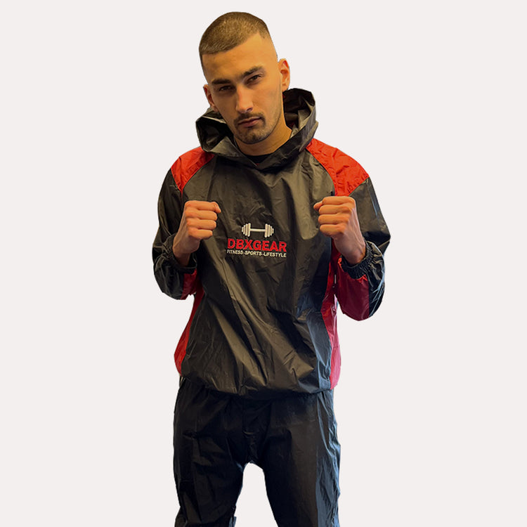Competition Weight Loss Sauna Sweat Suit - Red - DBXGEAR