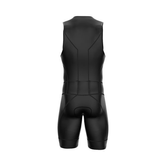 Men's Triathlon Suit Back Black