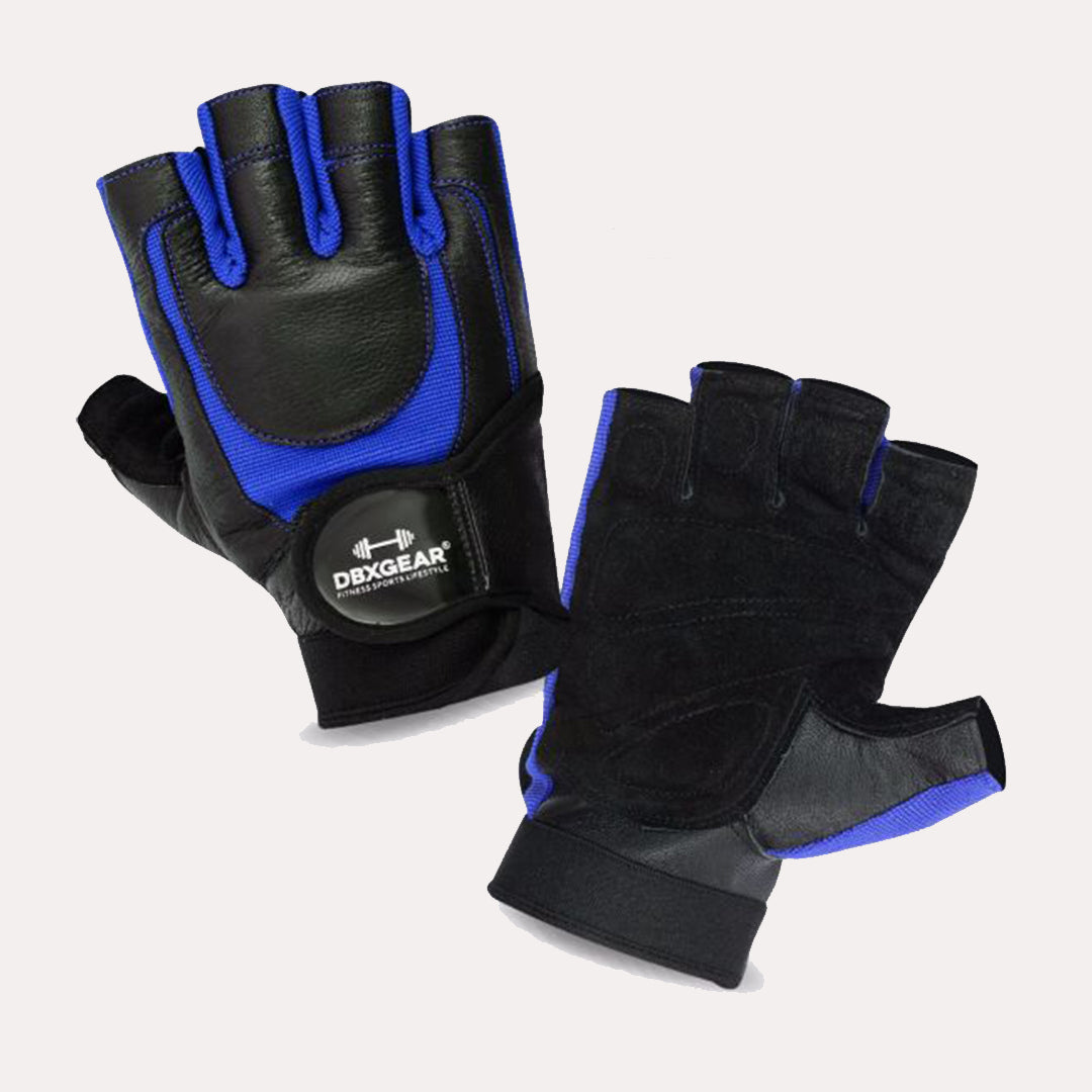 Leather Fitness & Weight Lifting Gloves - DBXGEAR