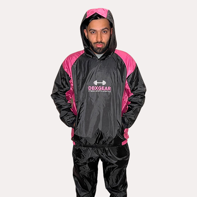 Competition Weight Loss Sauna Sweat Suit - Pink - DBXGEAR