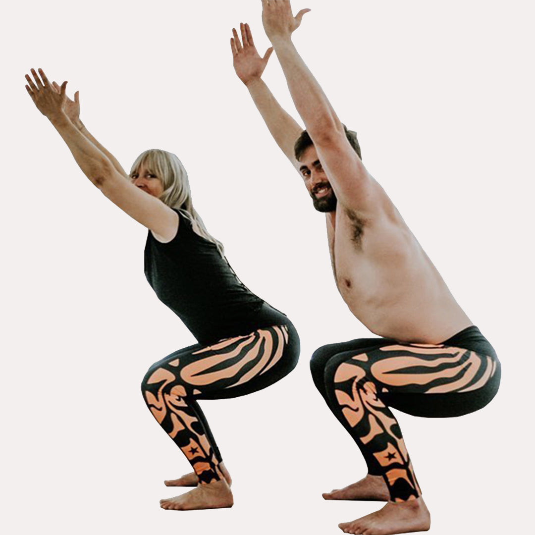 DBXGEAR X TigerBFree Ladies Tiger Print Yoga Leggings - DBXGEAR